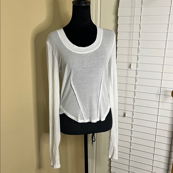 FP Movement by Free People Tops - FP Movement by Free People White Long Sleeve Top